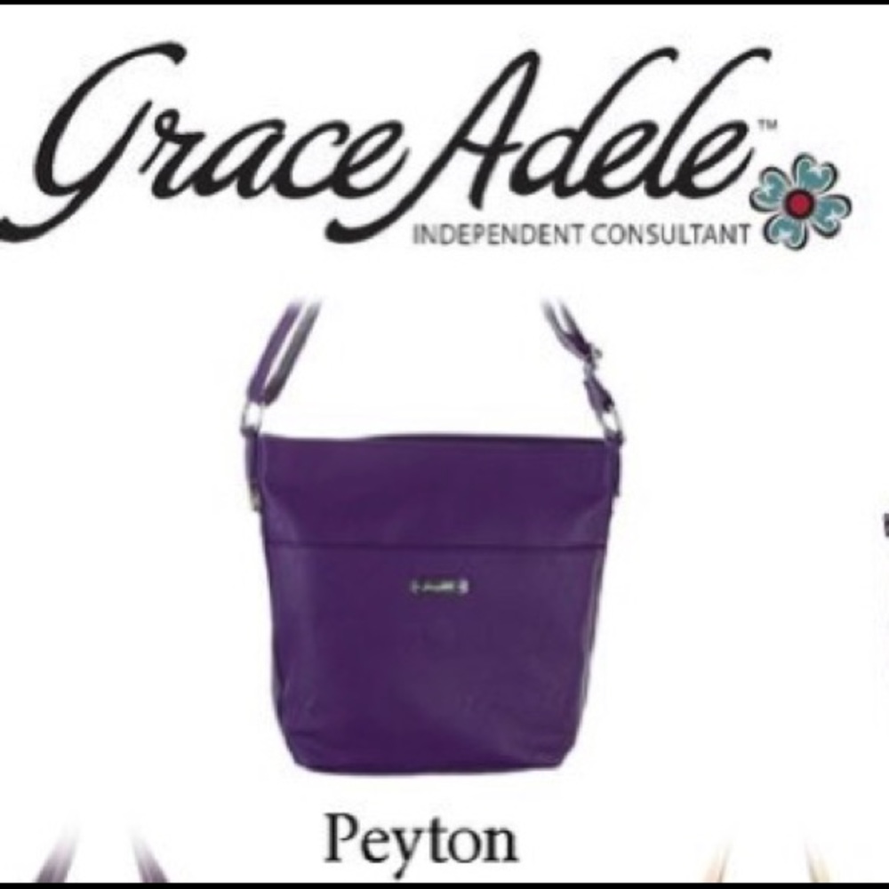 Grace Adele Purple Purse